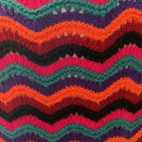 EUC Multicolor Stripe Open Front Midi Sweater - Small - Picture 5 of 8